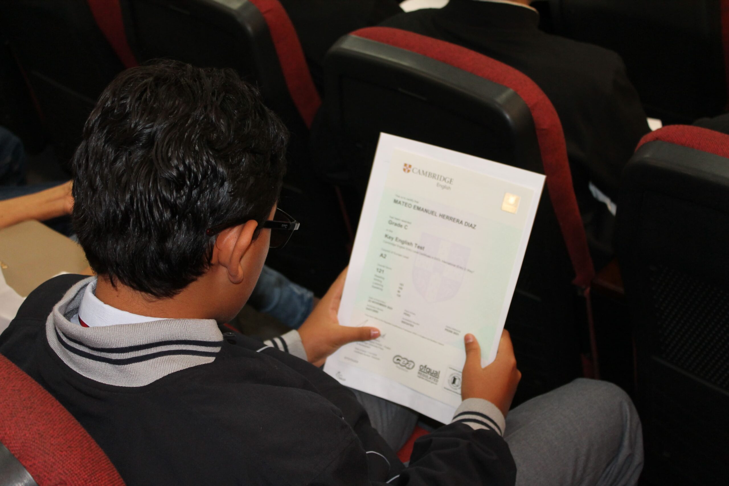 Actividad escolar del Colegio La Salle Arequipa.