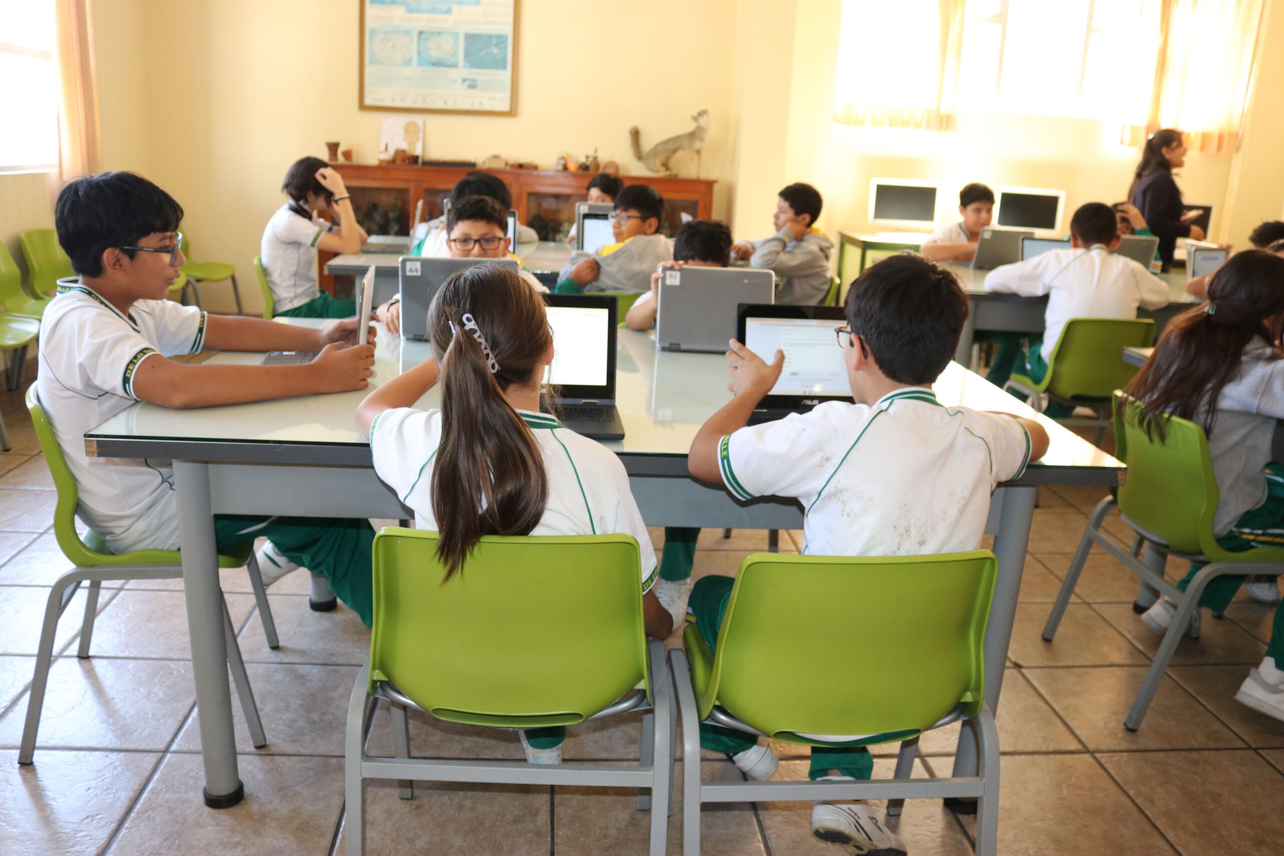 Actividad educativa del Colegio La Salle Arequipa.