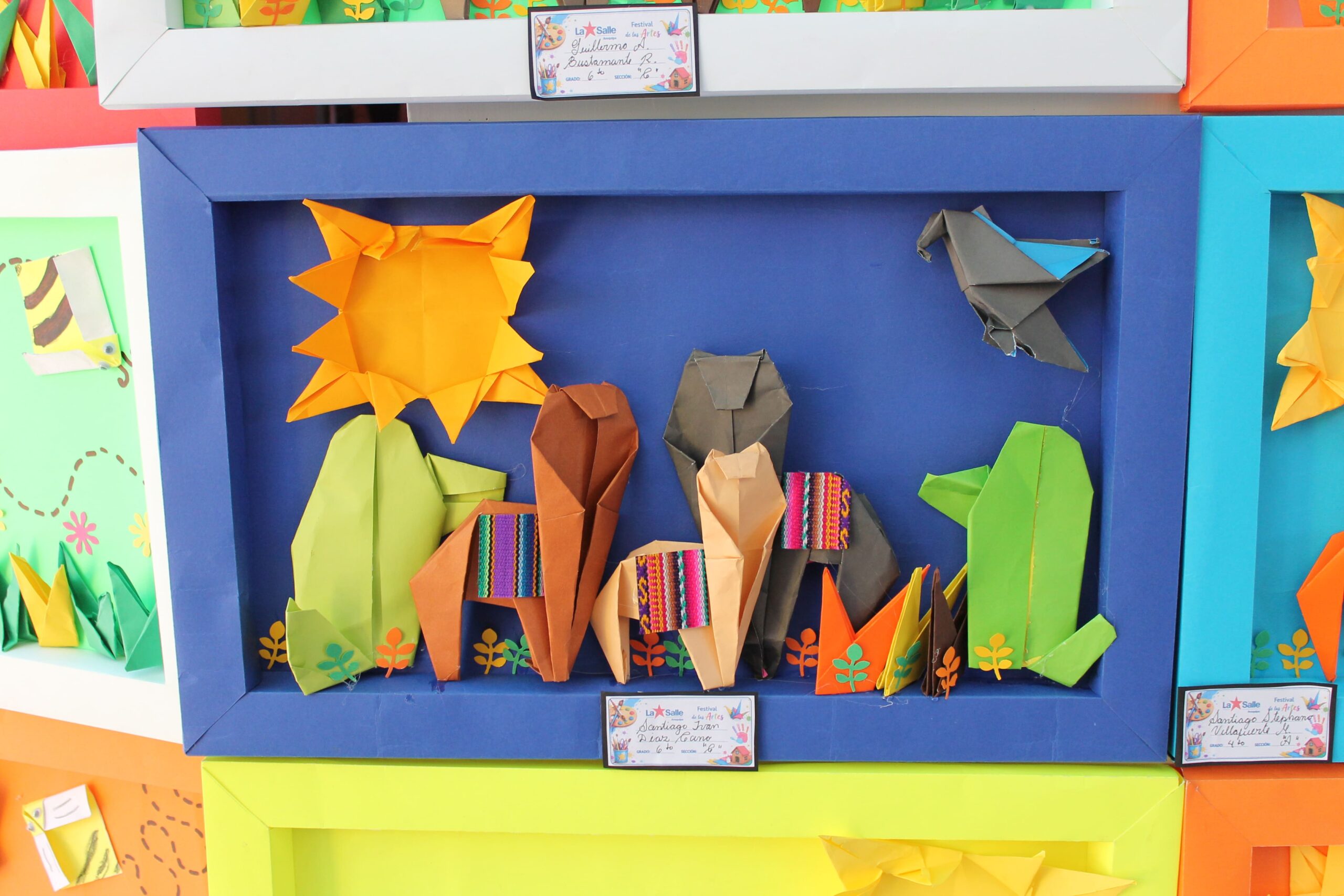 Actividad del taller de Papiroflexia y Origami de La Salle